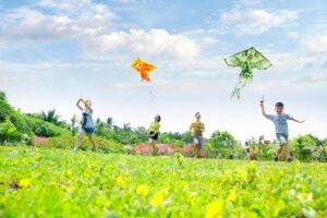 hinh anh mua he cua be1