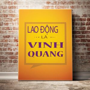 lao dong la vinh quang
