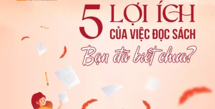 5 lợi ích của việc đọc sách