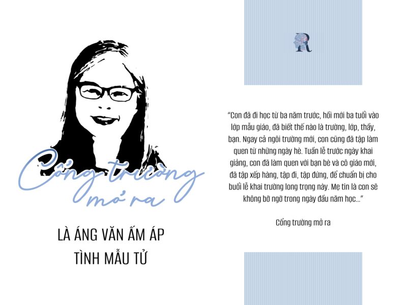 Cổng trường mở ra là áng văn ấm áp tình mẫu tử