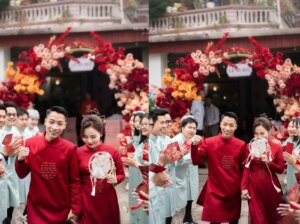 Dàn hot TikToker đẩy xe rùa đi hỏi vợ cho bạn gây sốt mạng xã hội