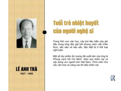 Lê Anh Trà: Người nghệ sĩ xuất sắc của văn học hiện đại 