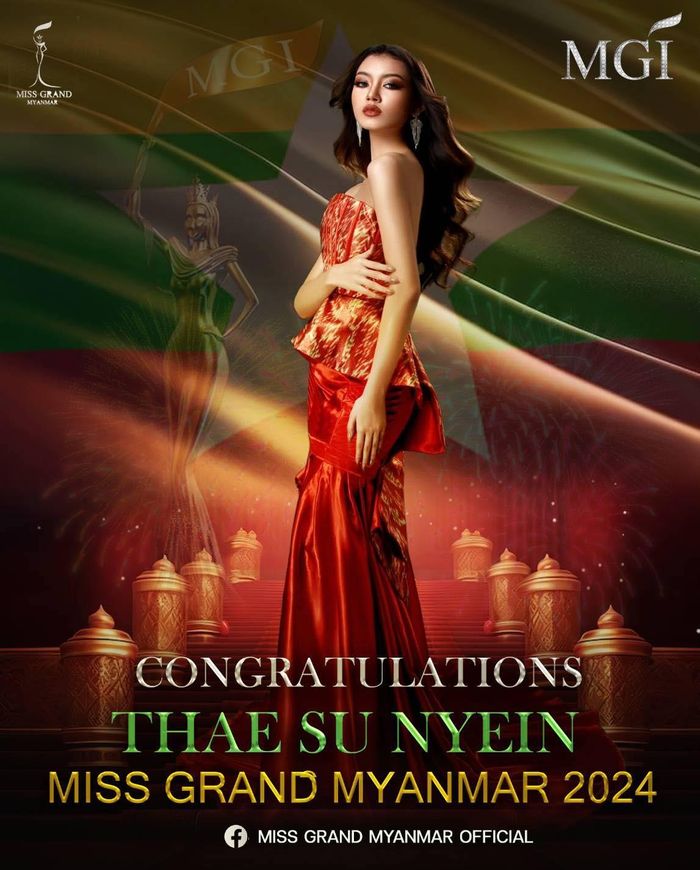 Thae Su Nyein đăng quang Miss Grand Myanmar.