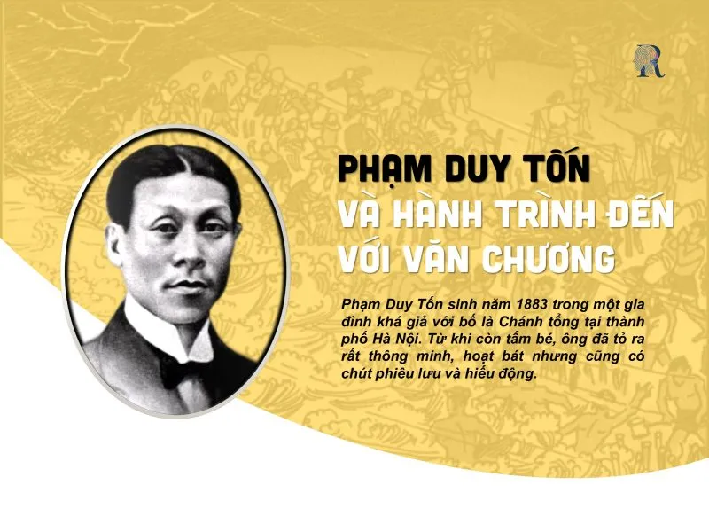 Phạm Duy Tốn và hành trình đến với văn chương